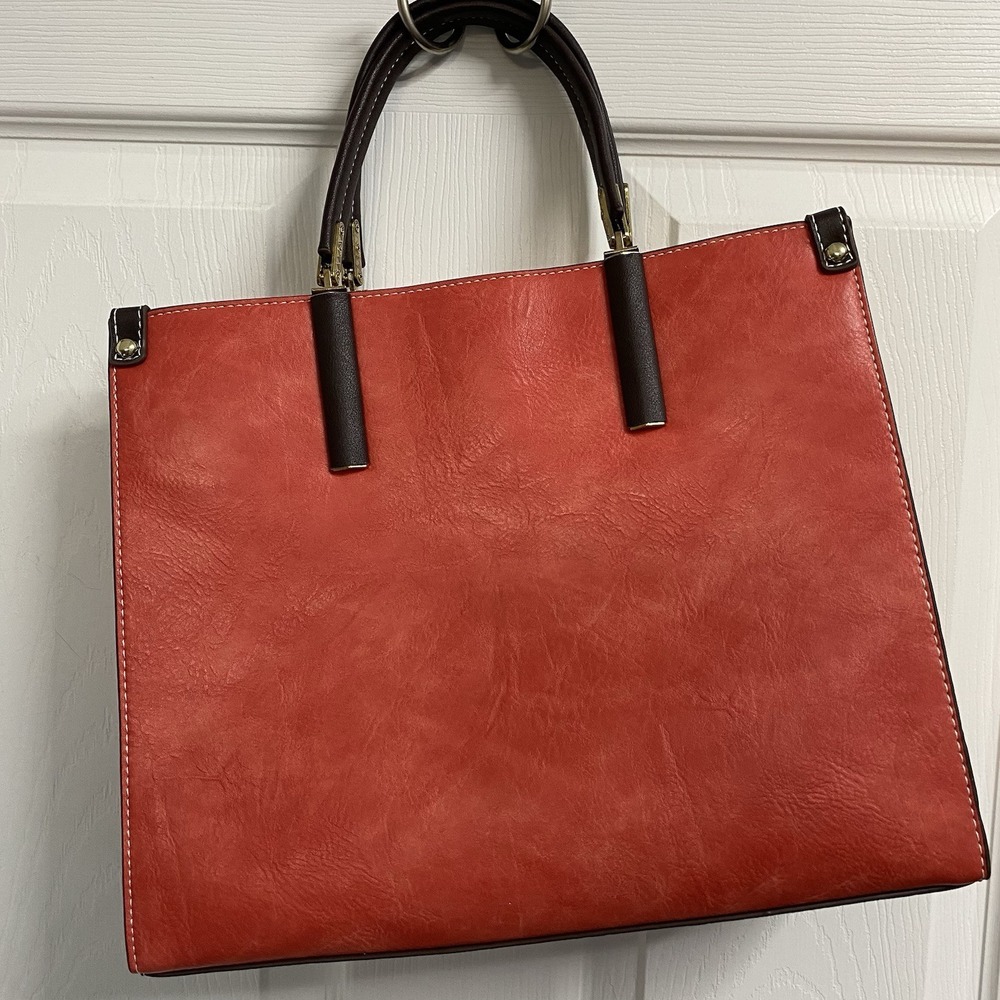 Empire Handbag‎ Purse- Melon Color-adj/removable Strap&tassel. NWOT